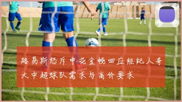 路易斯怒斥申花金畅回应经纪人夸大中超球队需求与高价要求